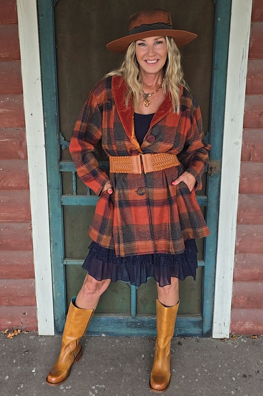 Rustic Ember Coat by April Cornell