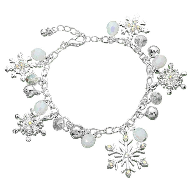 Crystal Flurry Charm Bracelet