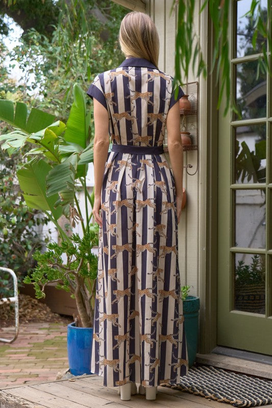 Onyx Safari Maxi Dress
