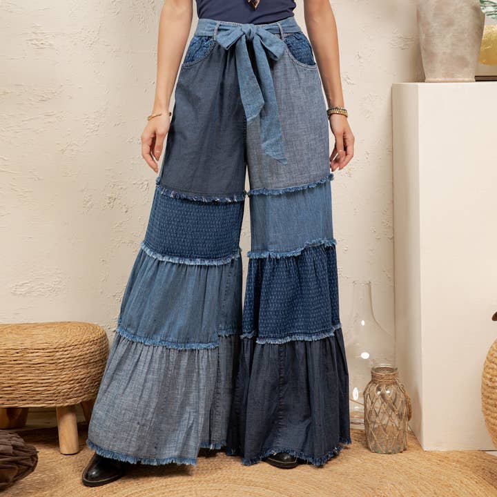 Bluebird Boho Cotton Pants