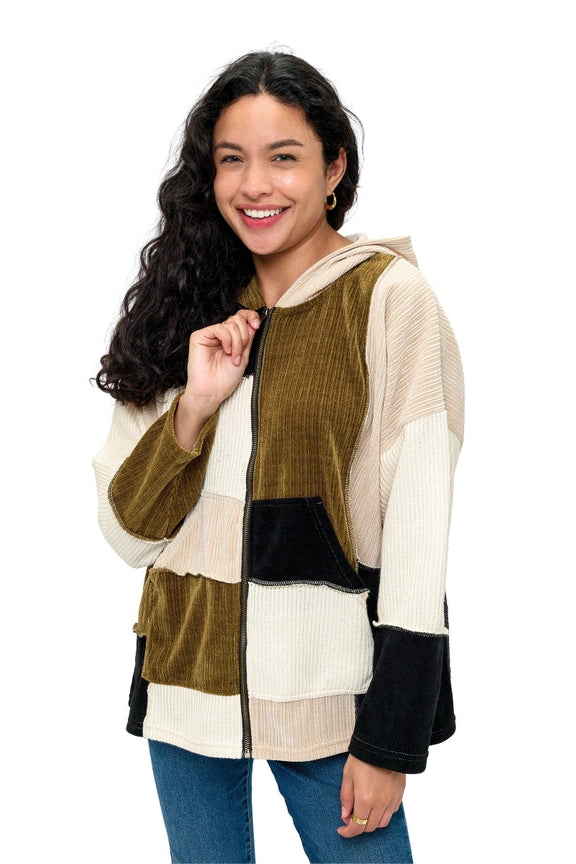 Earth & Ember Colorblock Jacket