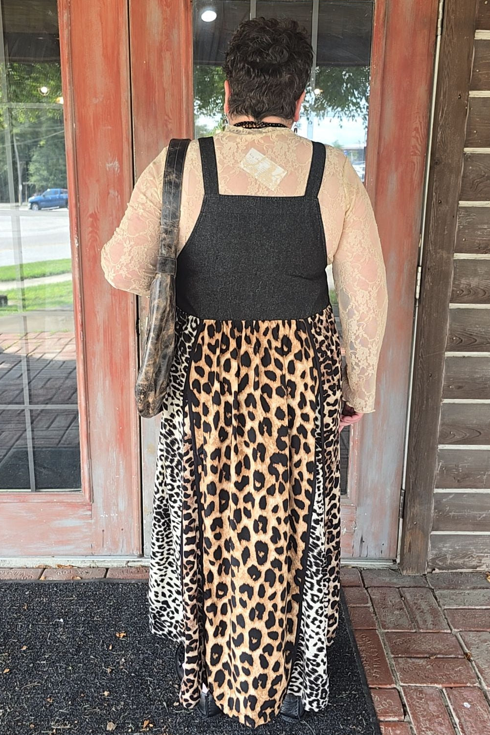 Spotted & Spoiled Overall Maxi Dress