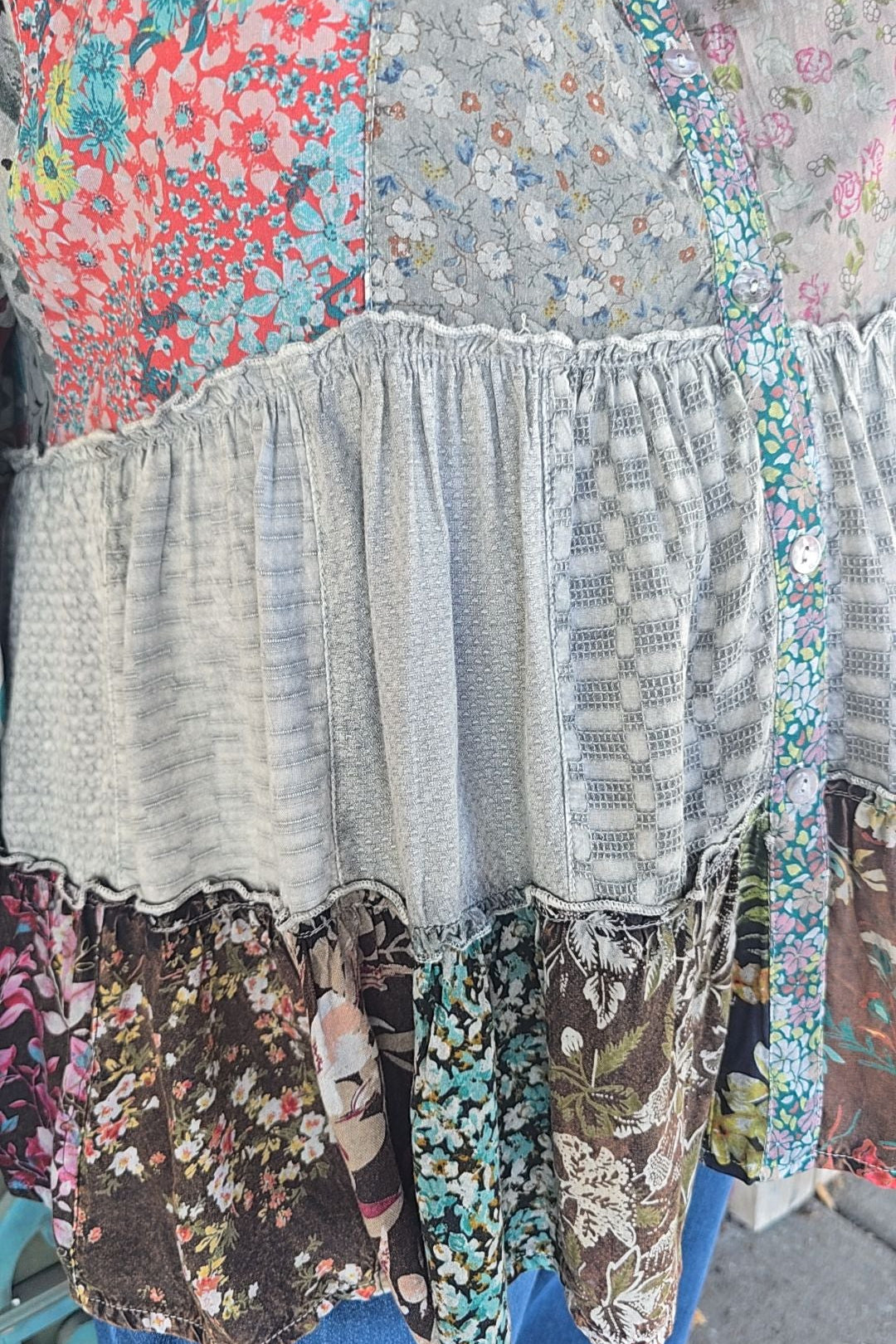 Juniper Silver Blouse