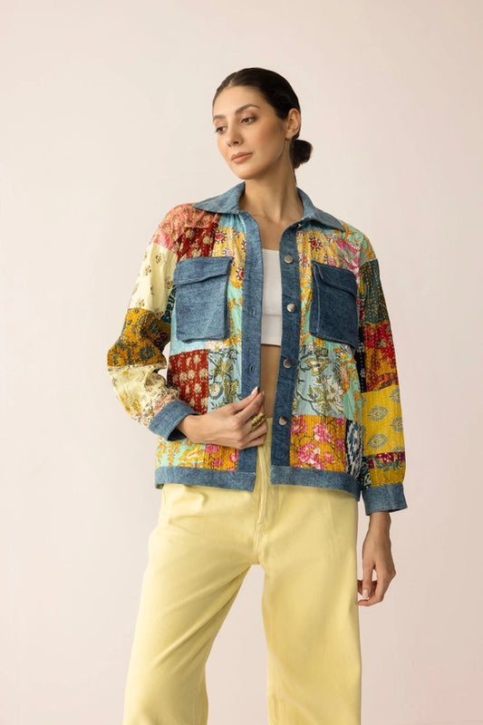 Painted Prairie Patchwork Top