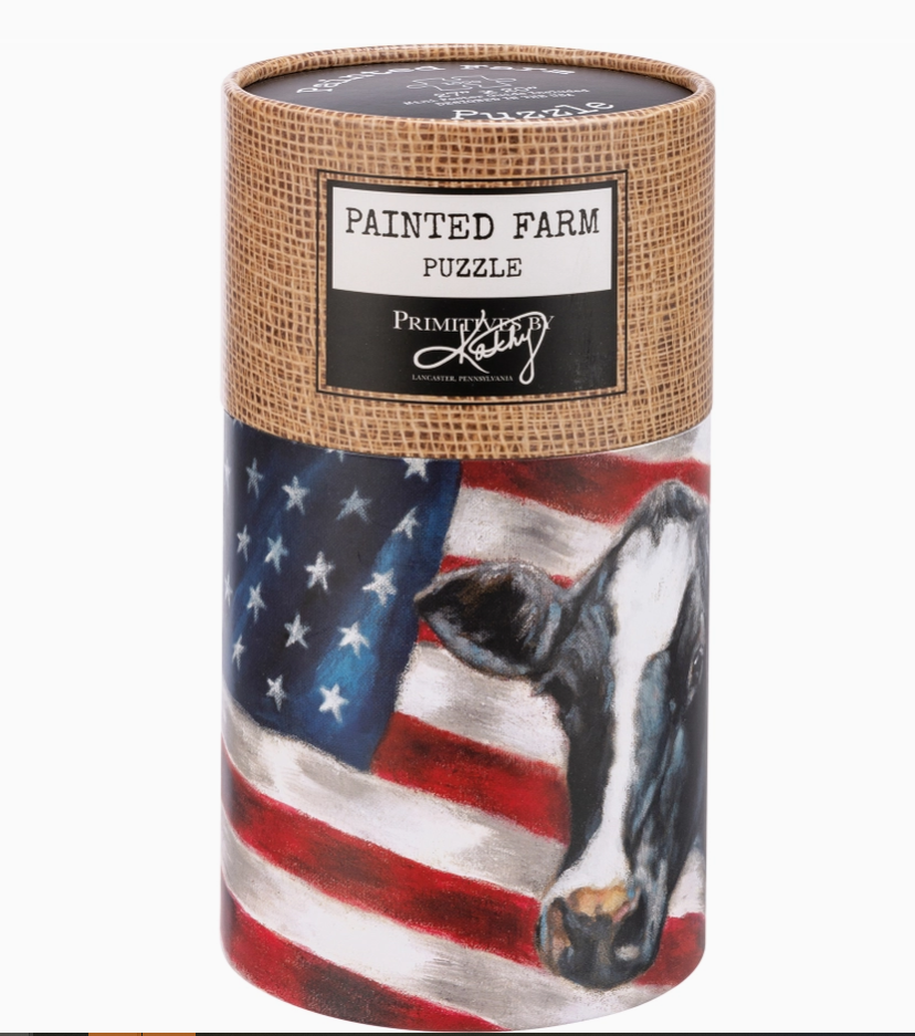 Cow and Flag Puzzle