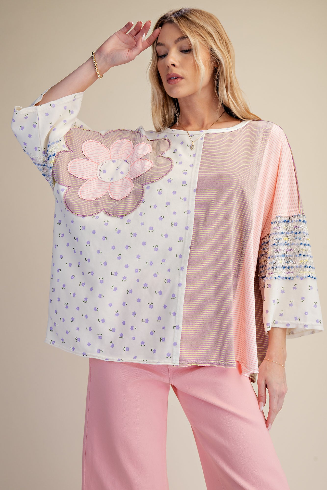 Lavender Meadow Blossom Blouse