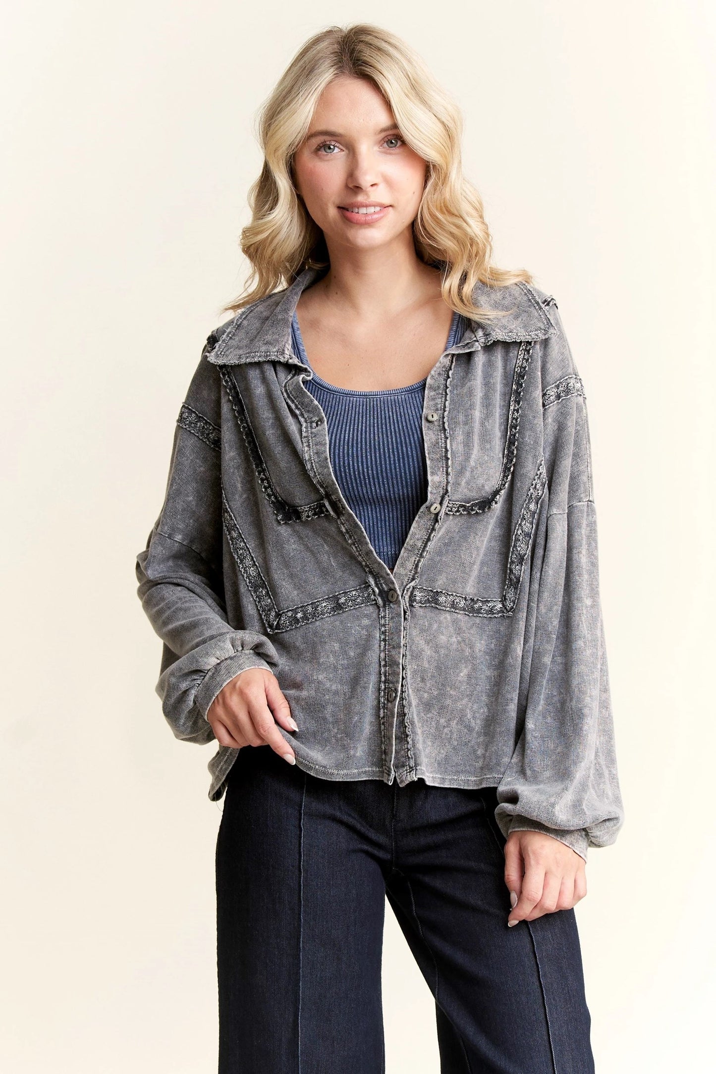 Bounce Back Black Blouse