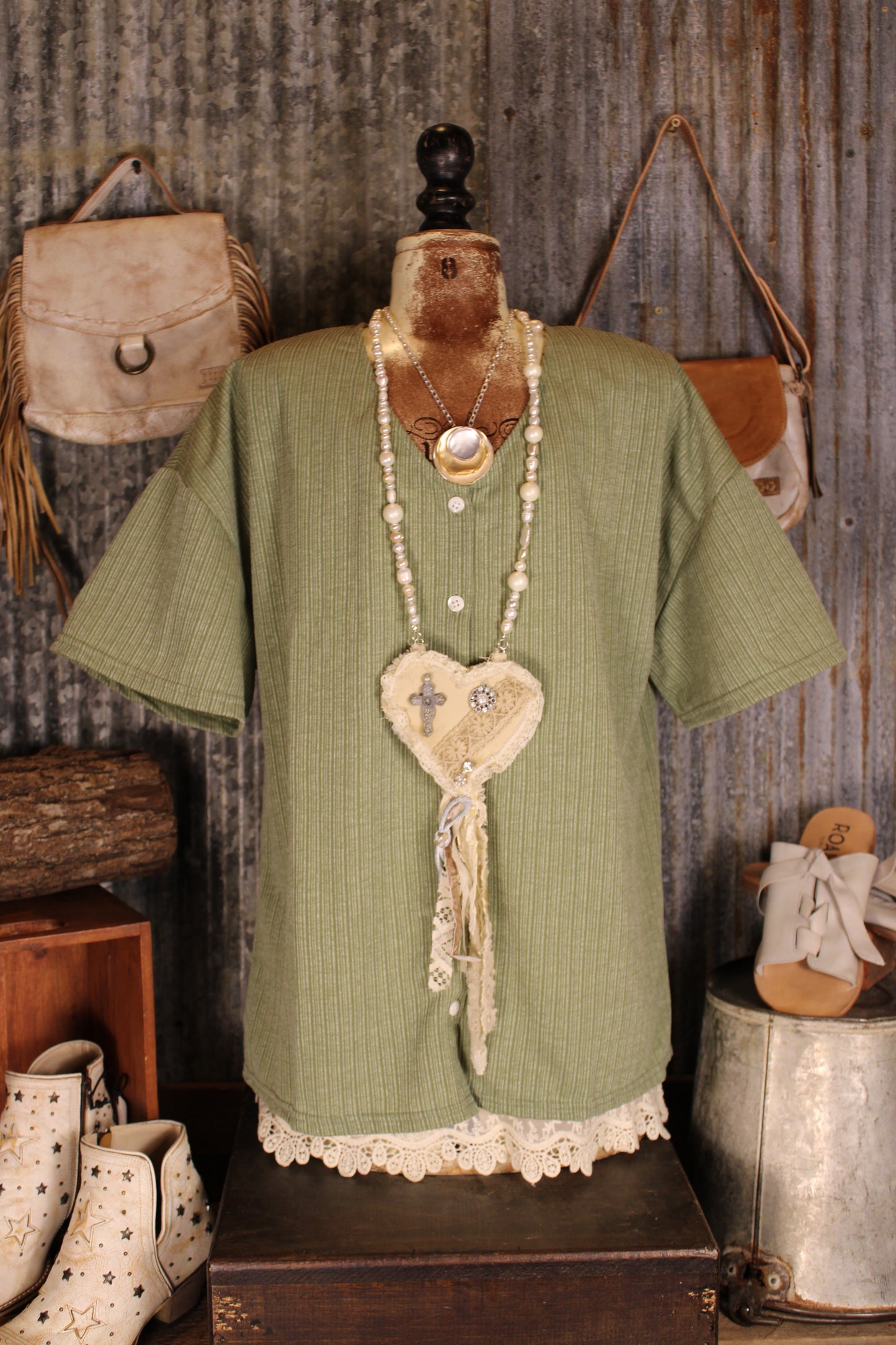Cloverfield Button Down Blouse
