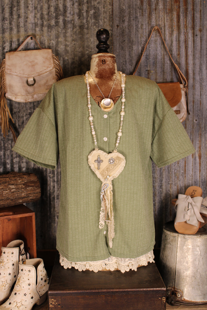 Cloverfield Button Down Blouse