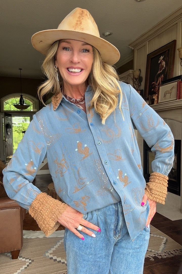 Sunset Canyon Western Shirt