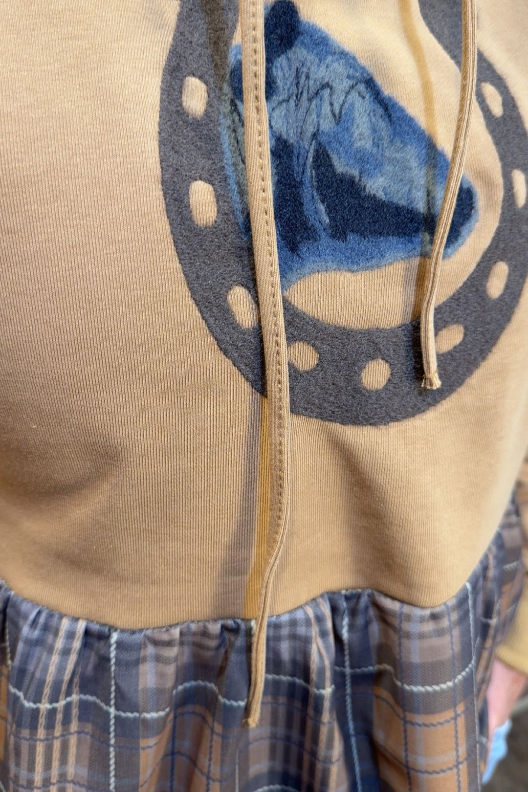 Peek-a-Moo Angus Hooded Top