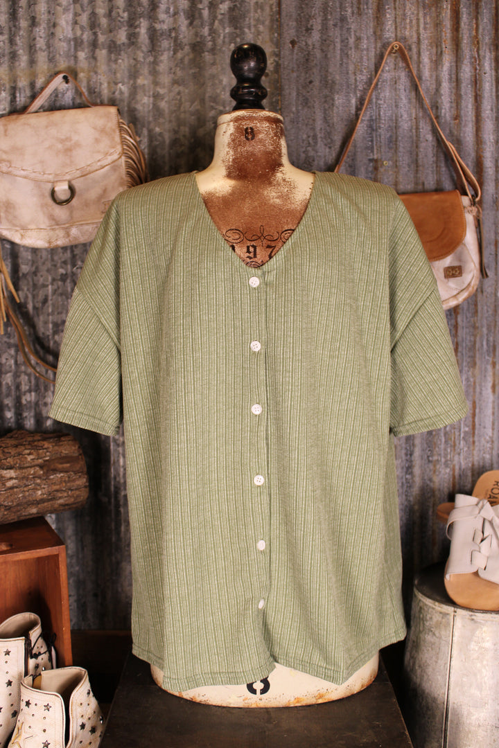 Cloverfield Button Down Blouse