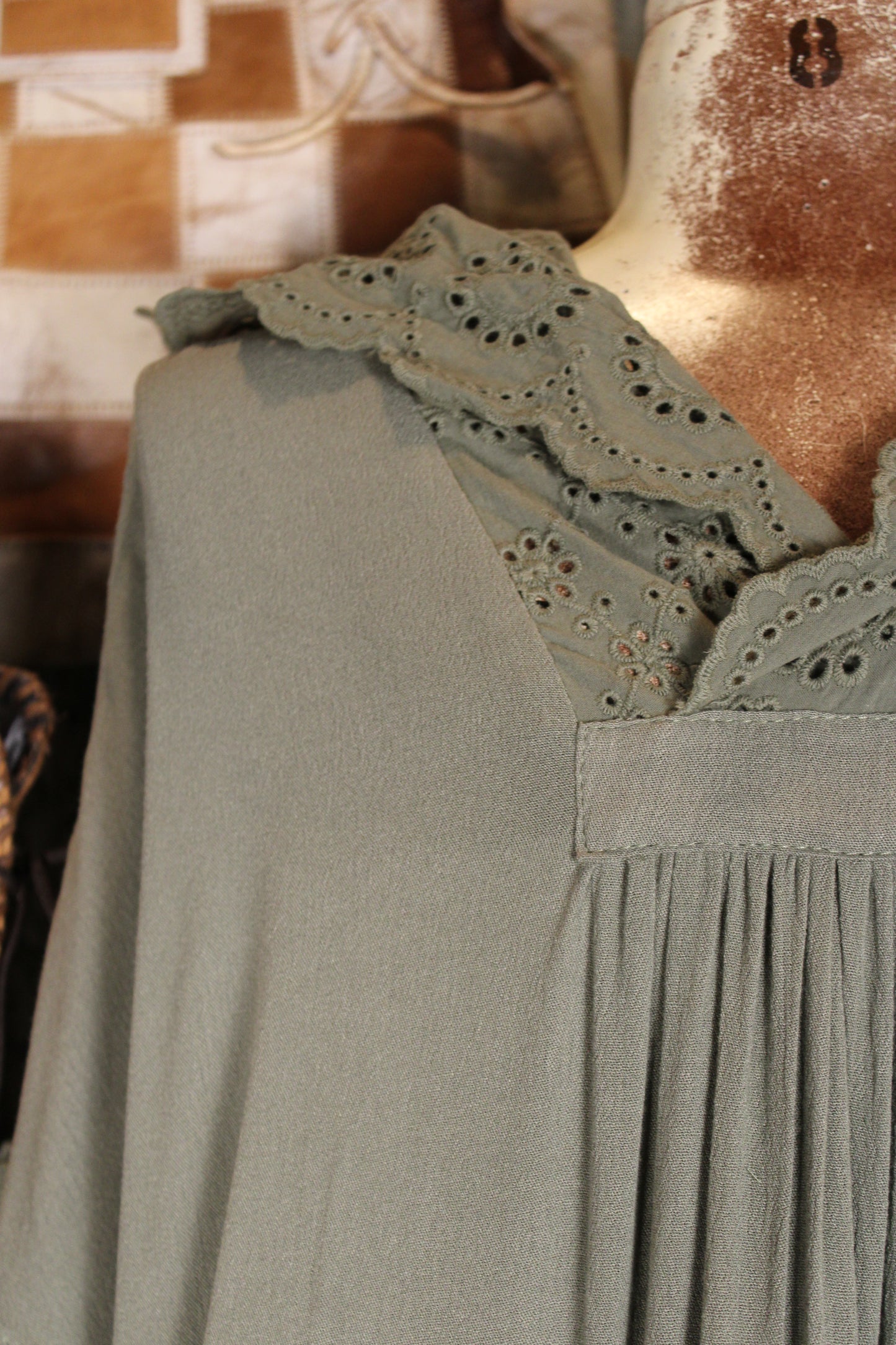 Enchanted Olive Hooded Tunic