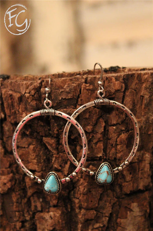 dangle earrings, farm girls fancy frills