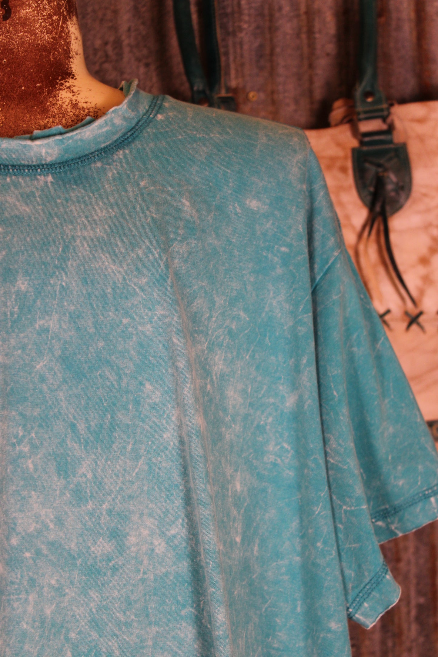 Faded Light Teal Tunic