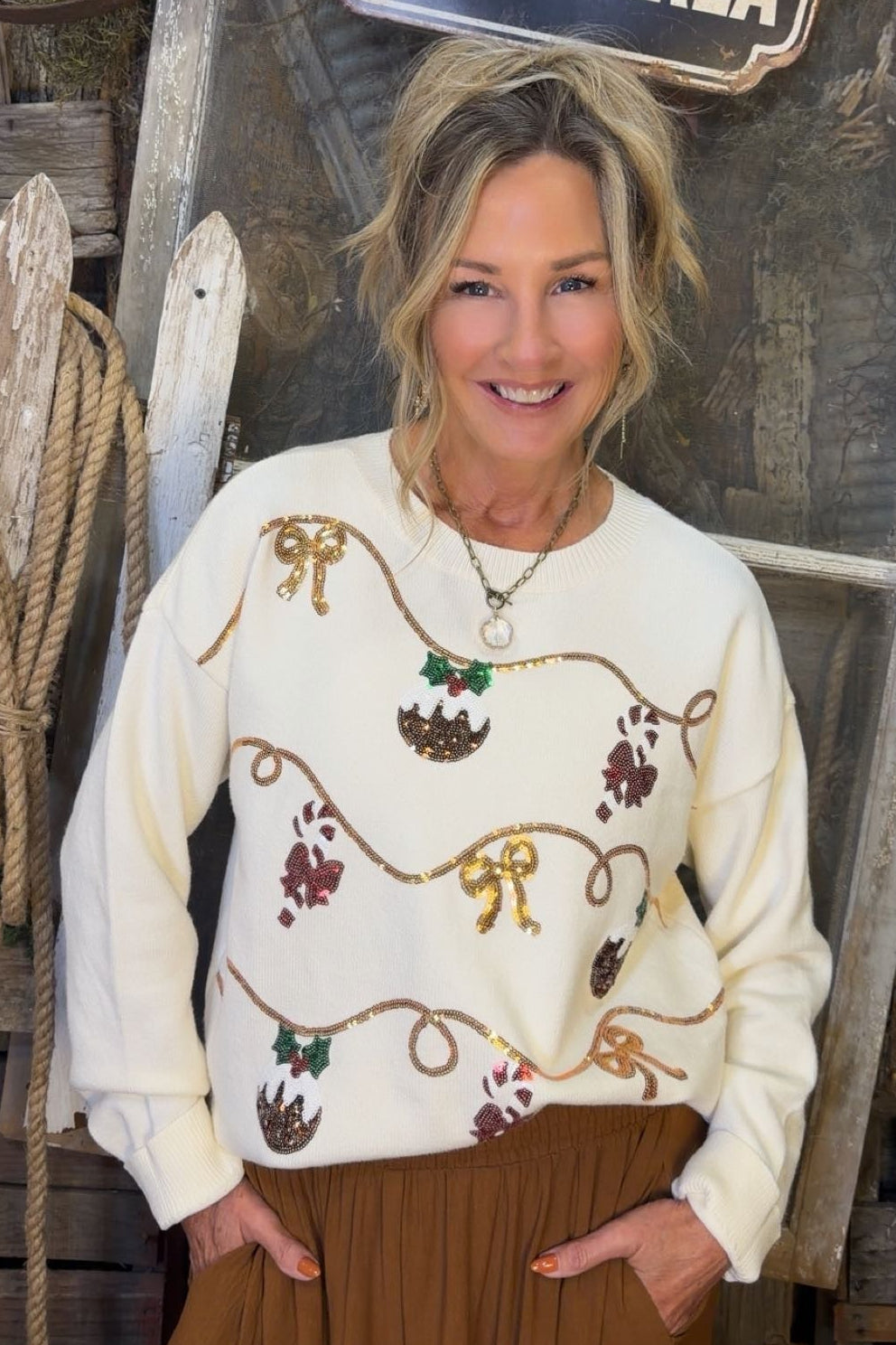 Glamour &amp; Garland Sweater