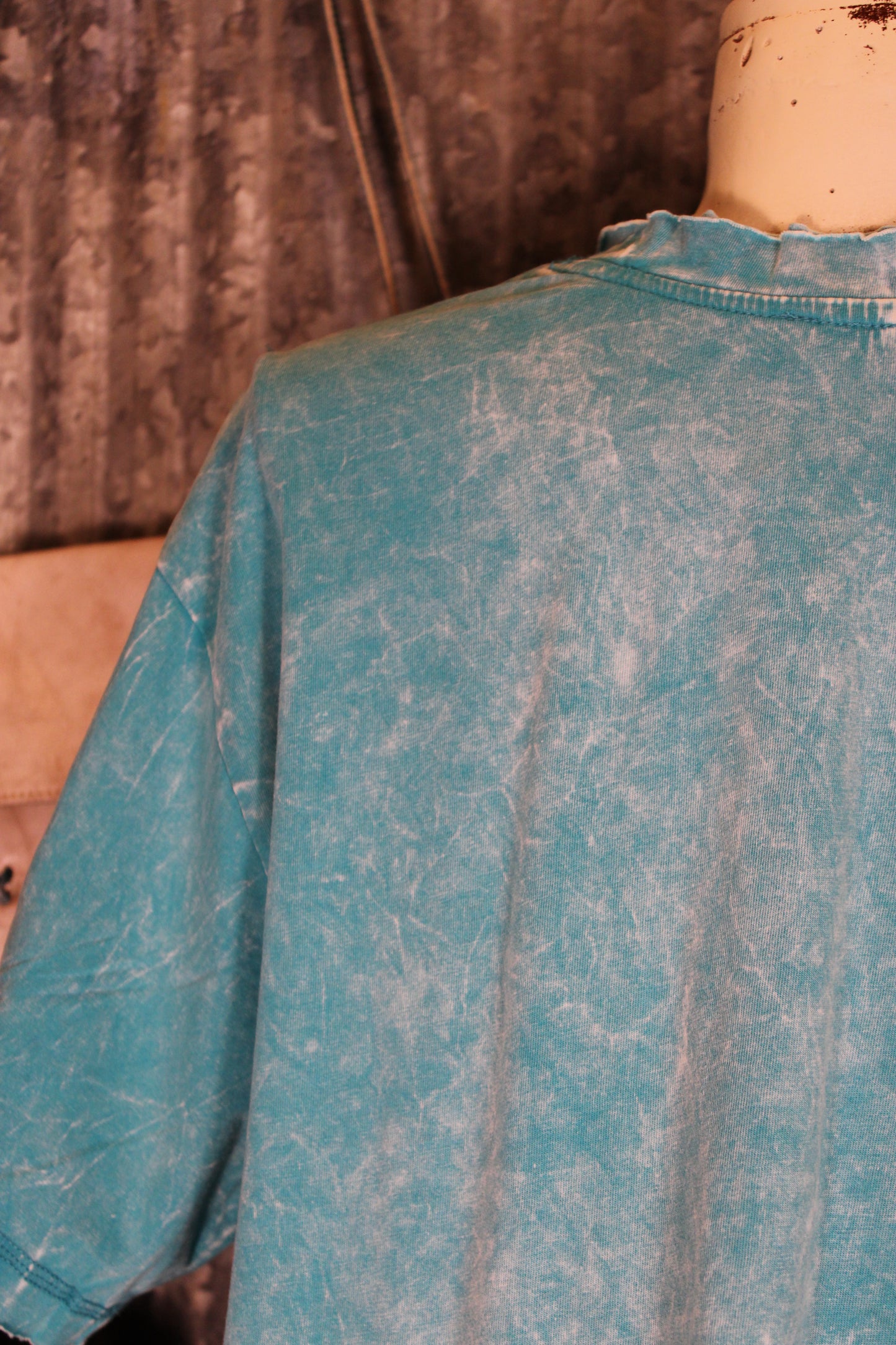 Faded Light Teal Tunic