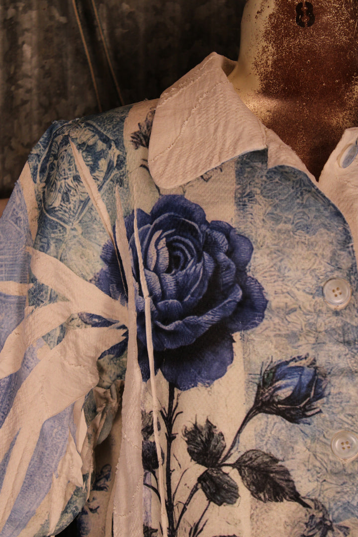 Petals and Poetry Bluebird Jacket