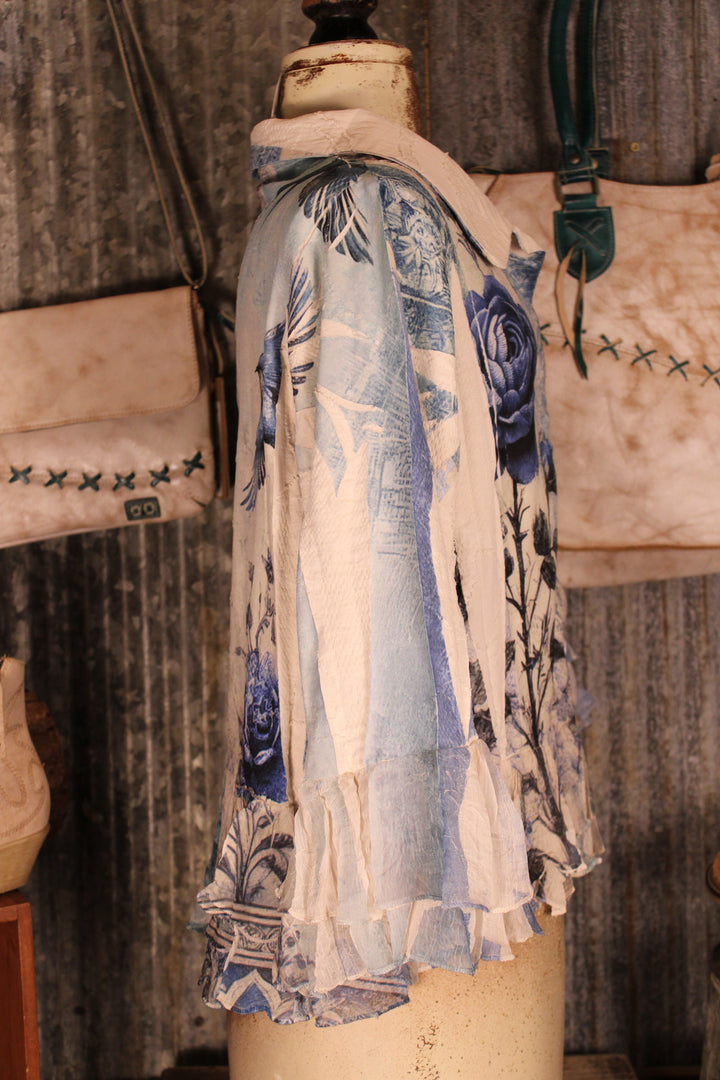 Petals and Poetry Bluebird Jacket