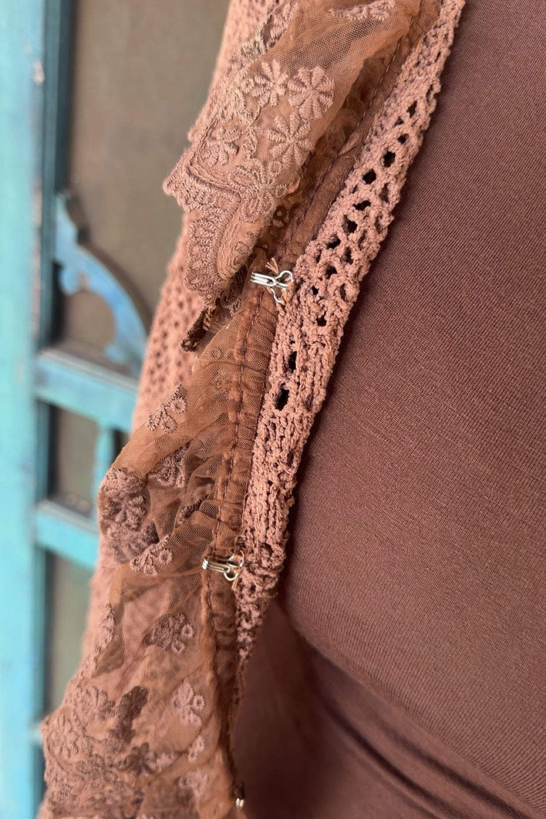 Spiced Mocha Crochet Cardigan