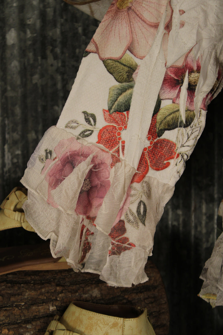 Petals and Poetry Purple Flower Jacket