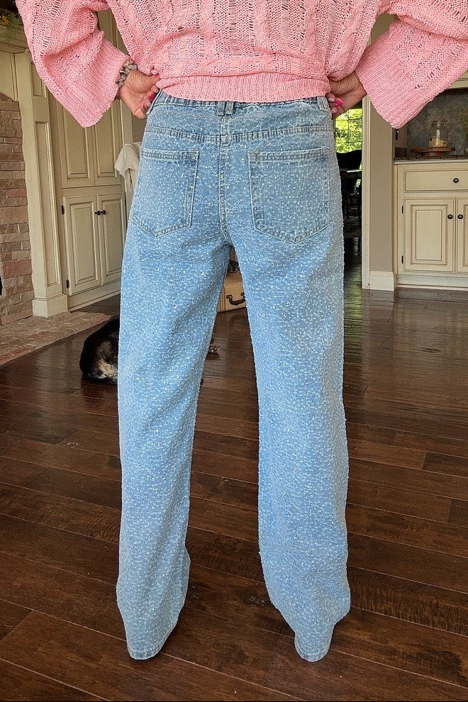 Glitzy Denim Jeans