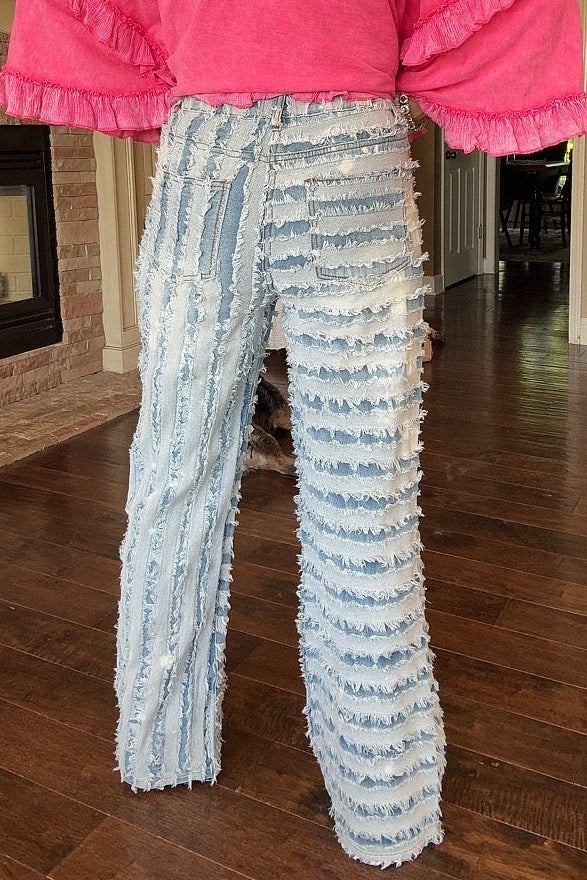 Fringe Frontier Wide Leg Jeans