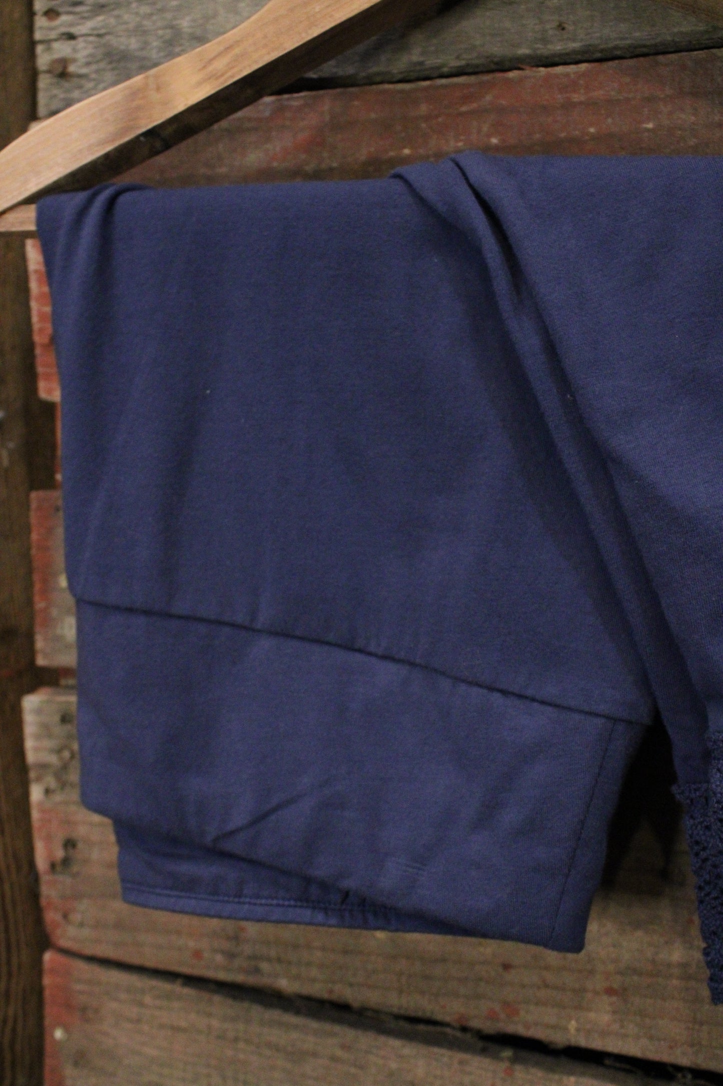 Happy Hem Navy Leggings by April Cornell