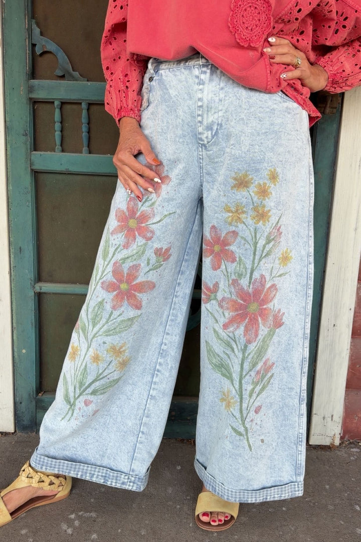 Painted Petal Jeans