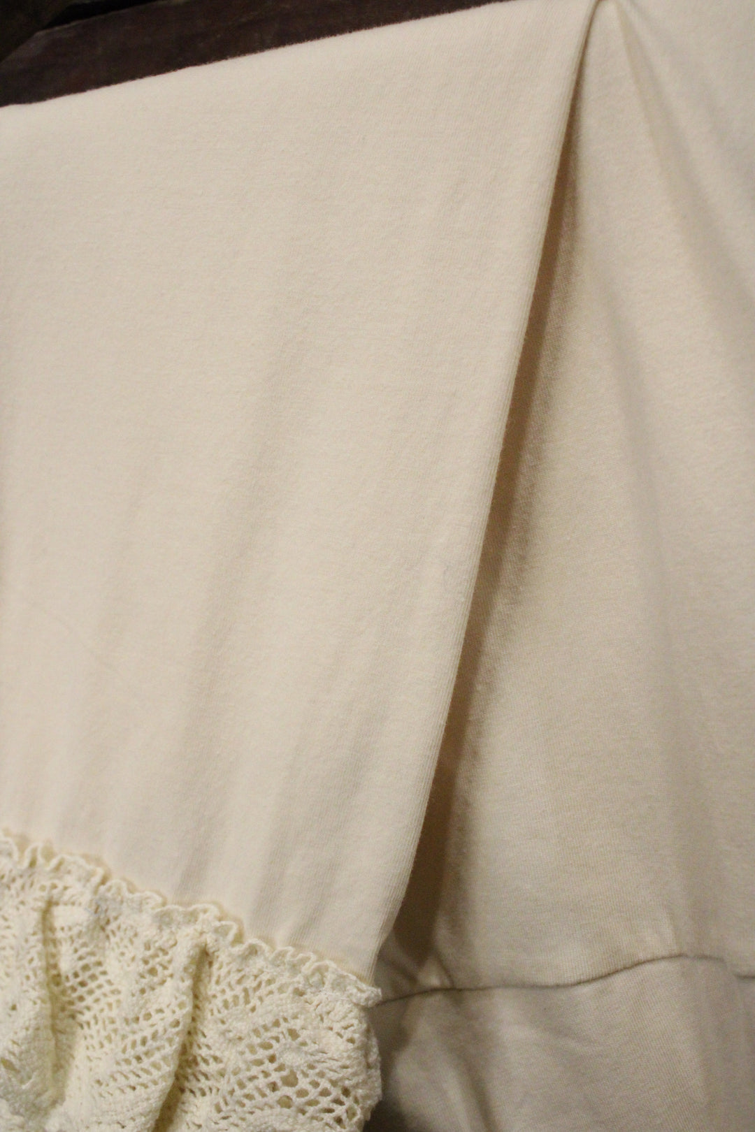 Happy Hem Cream Leggings by April Cornell