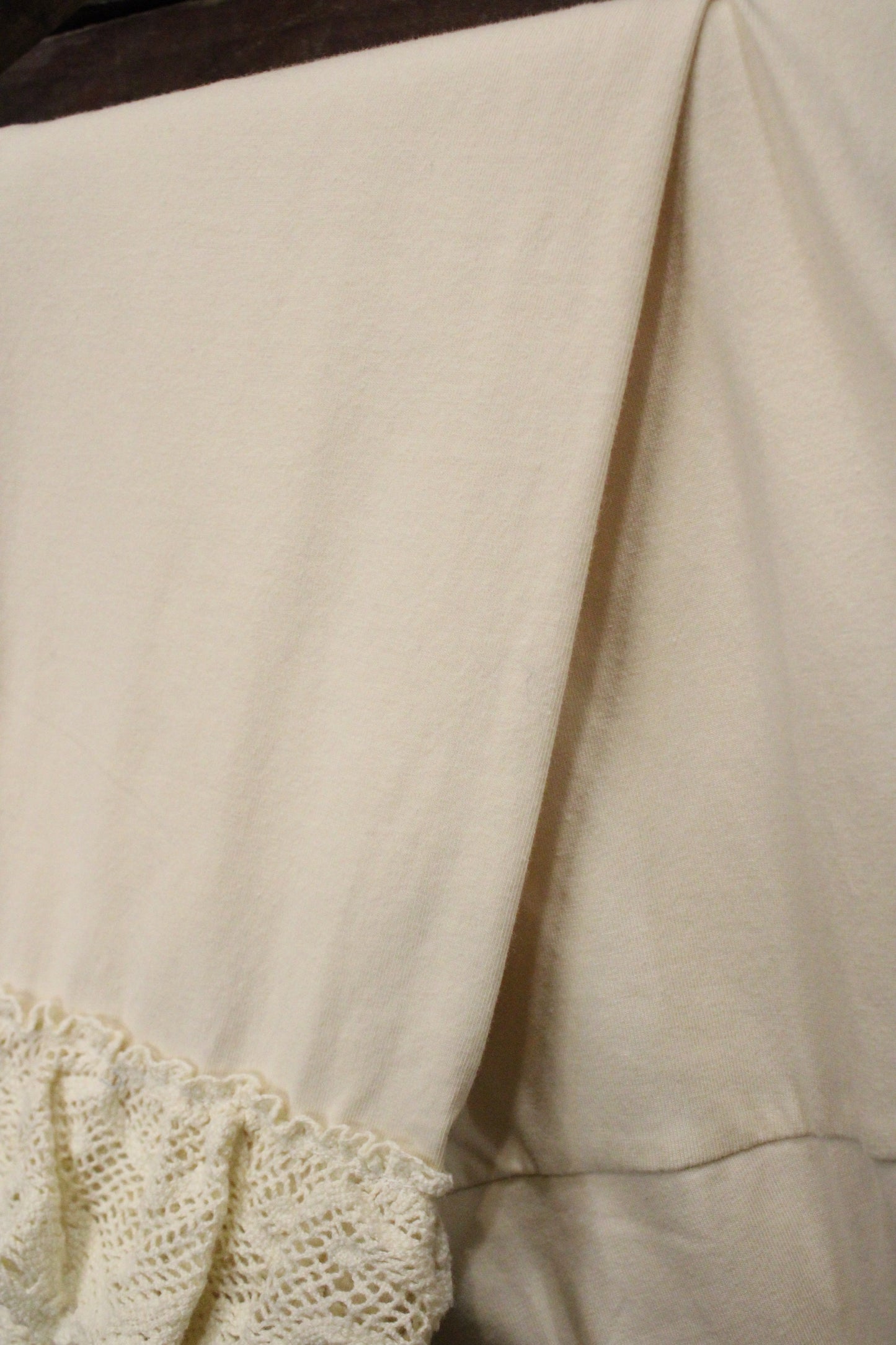 Happy Hem Cream Leggings by April Cornell