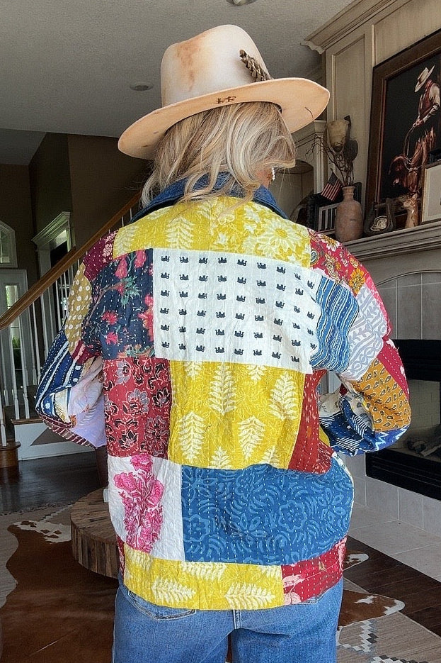 Painted Prairie Patchwork Lightweight Jacket