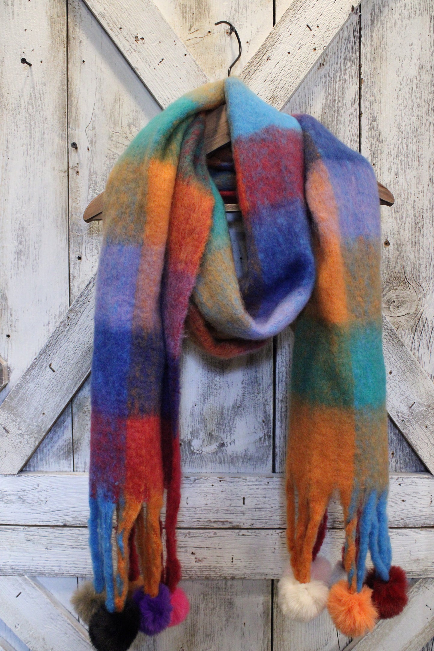 Pom Pom Scarf