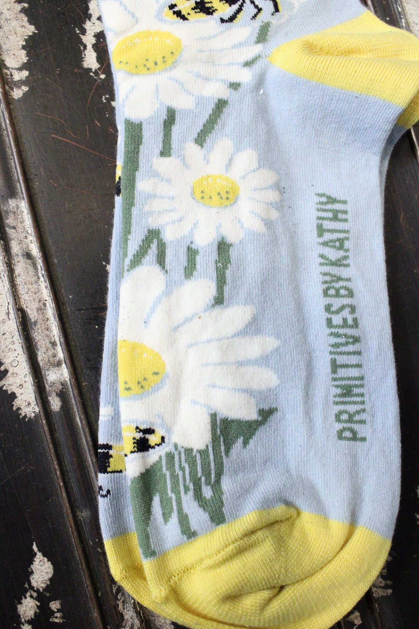 Bees And Daisies Socks