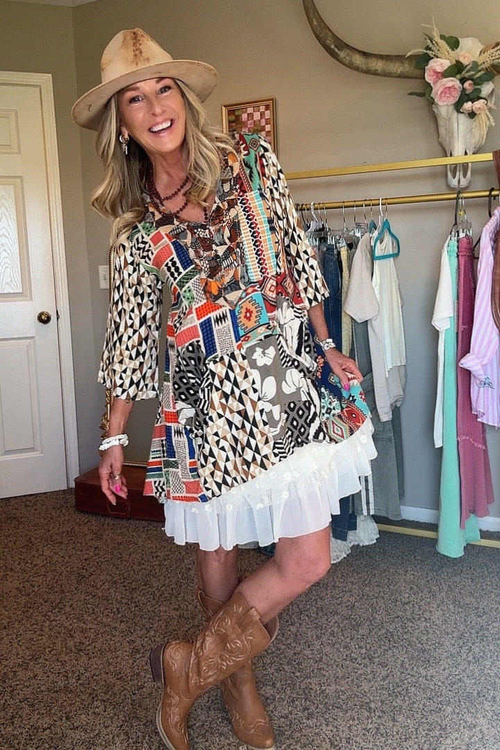 Hippie Patchwork Tunic