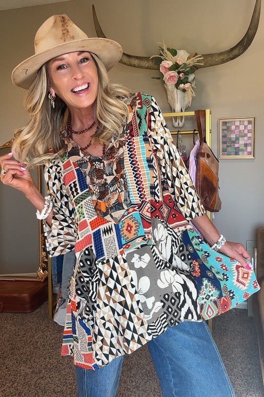 Hippie Patchwork Tunic