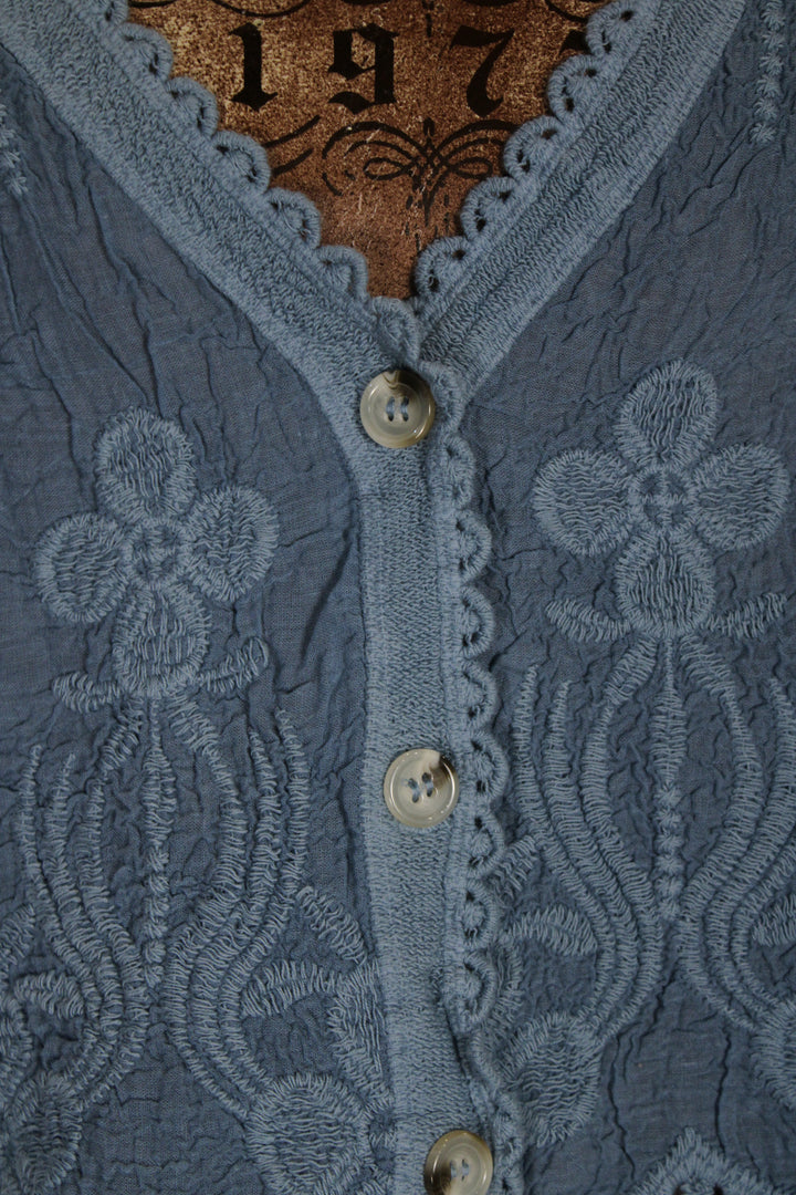 Waverly Blue Cardigan