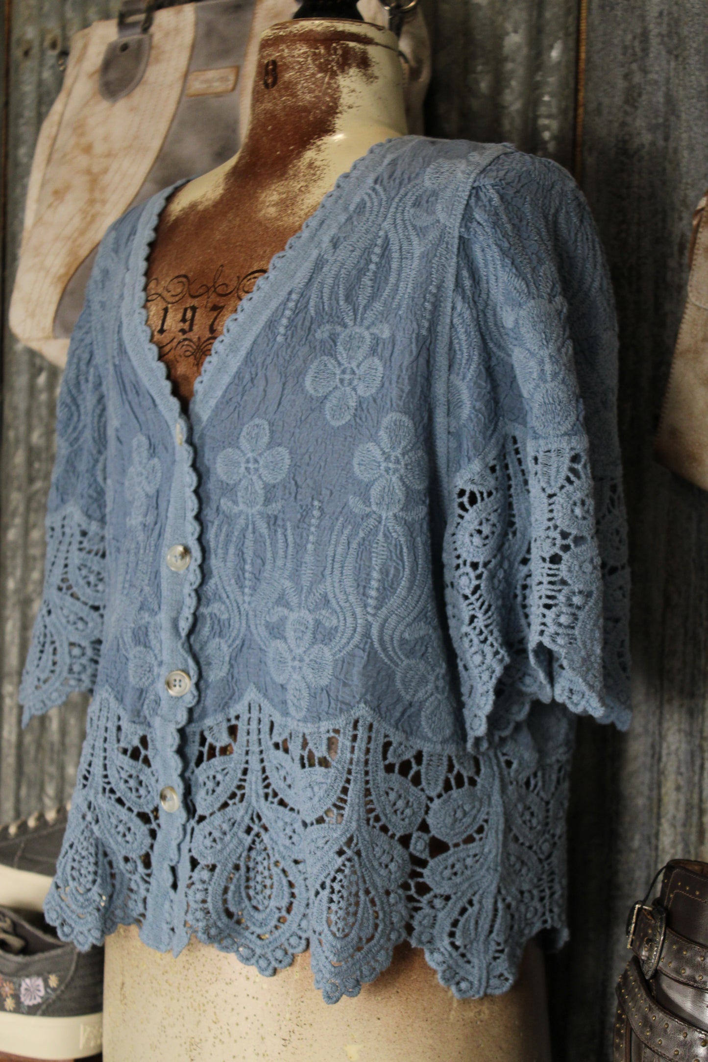 Waverly Blue Cardigan