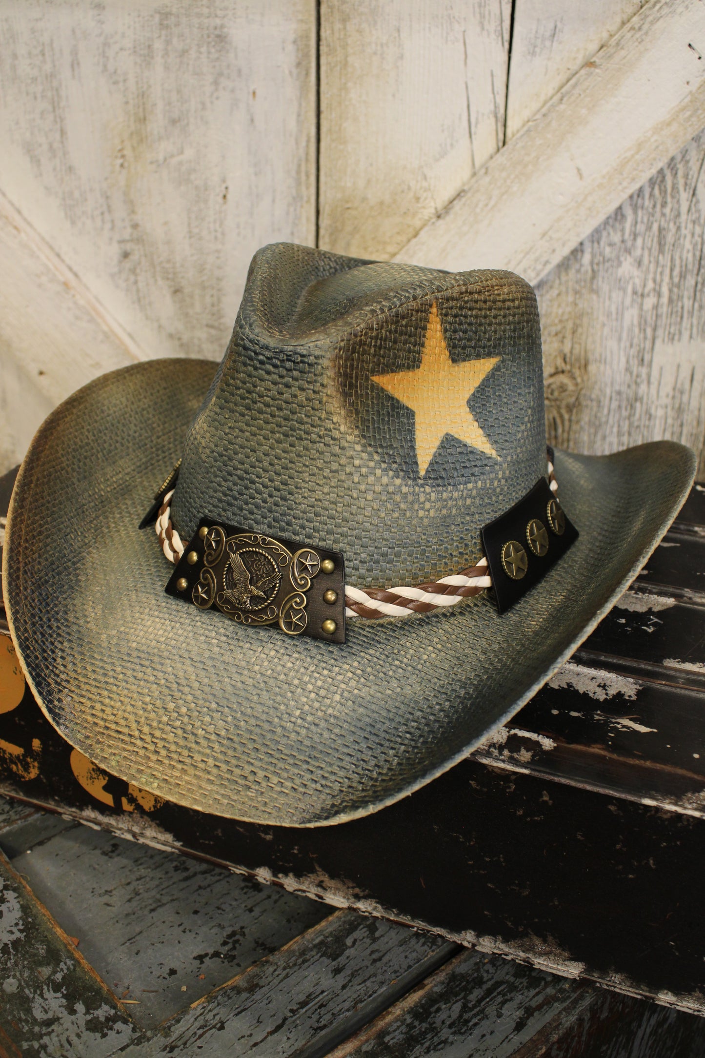 Midnight Eagle Cowgirl Hat