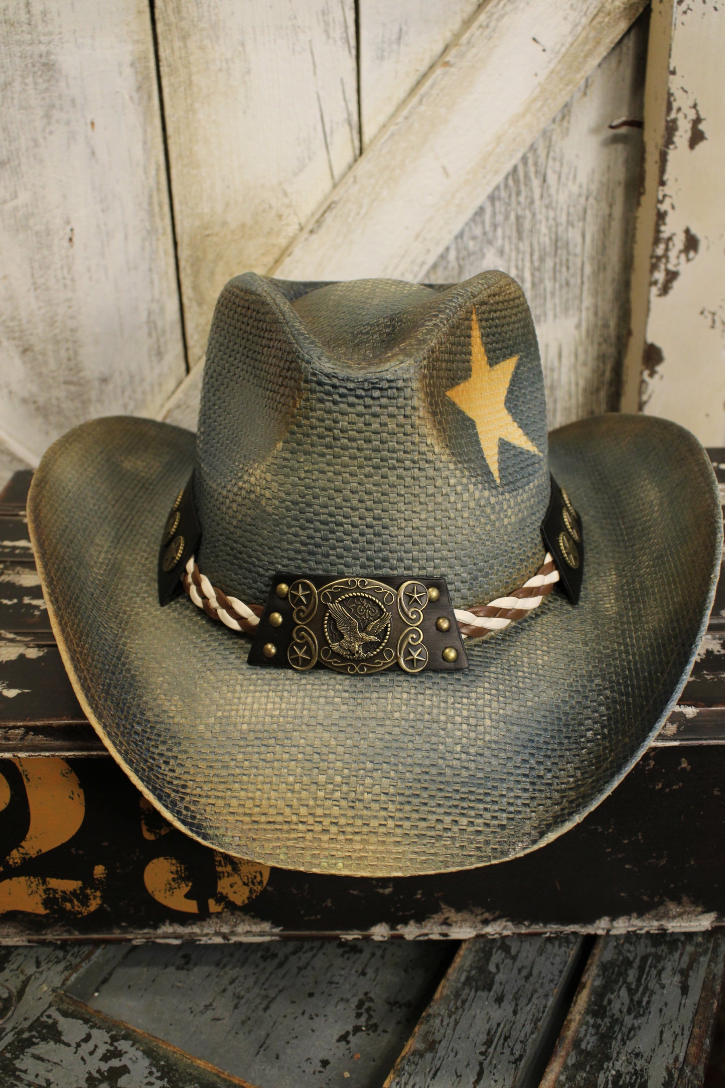 Midnight Eagle Cowgirl Hat