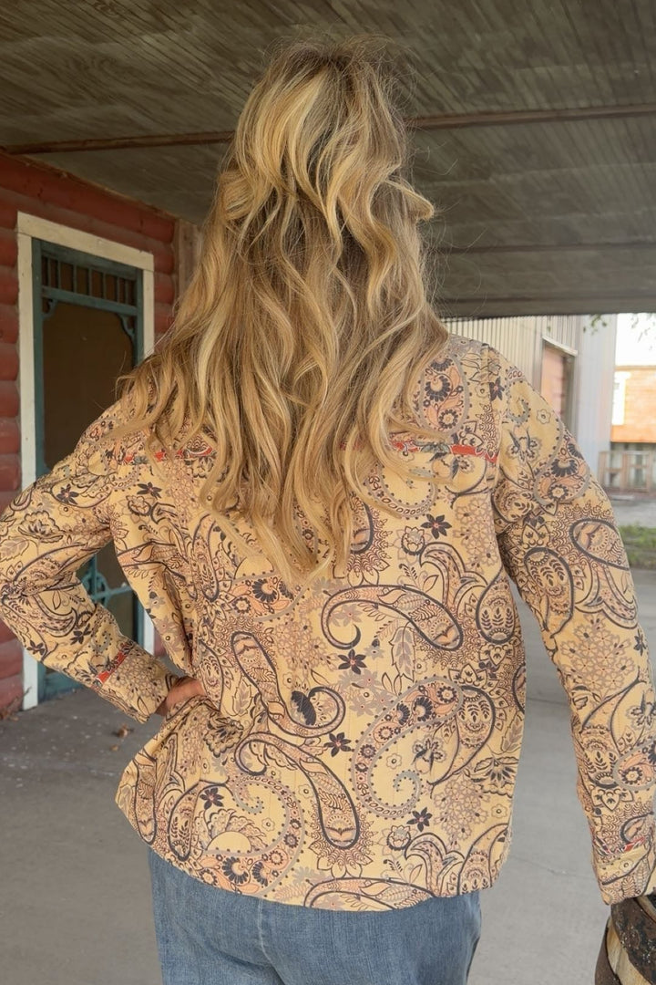 Pecan Paisley Jacket