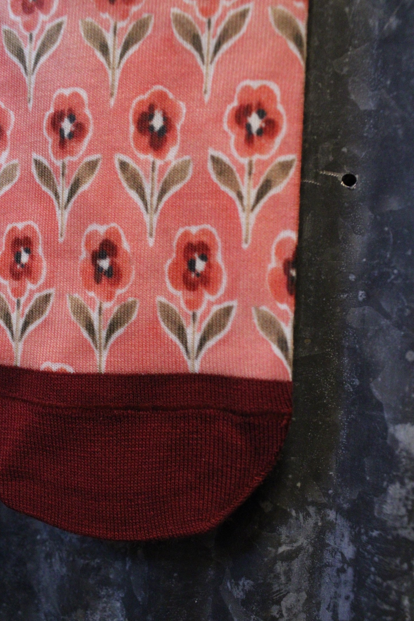 Buttery Soft Pink Floral Socks