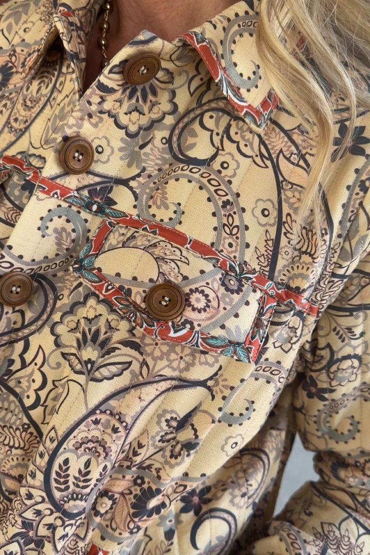 Pecan Paisley Jacket