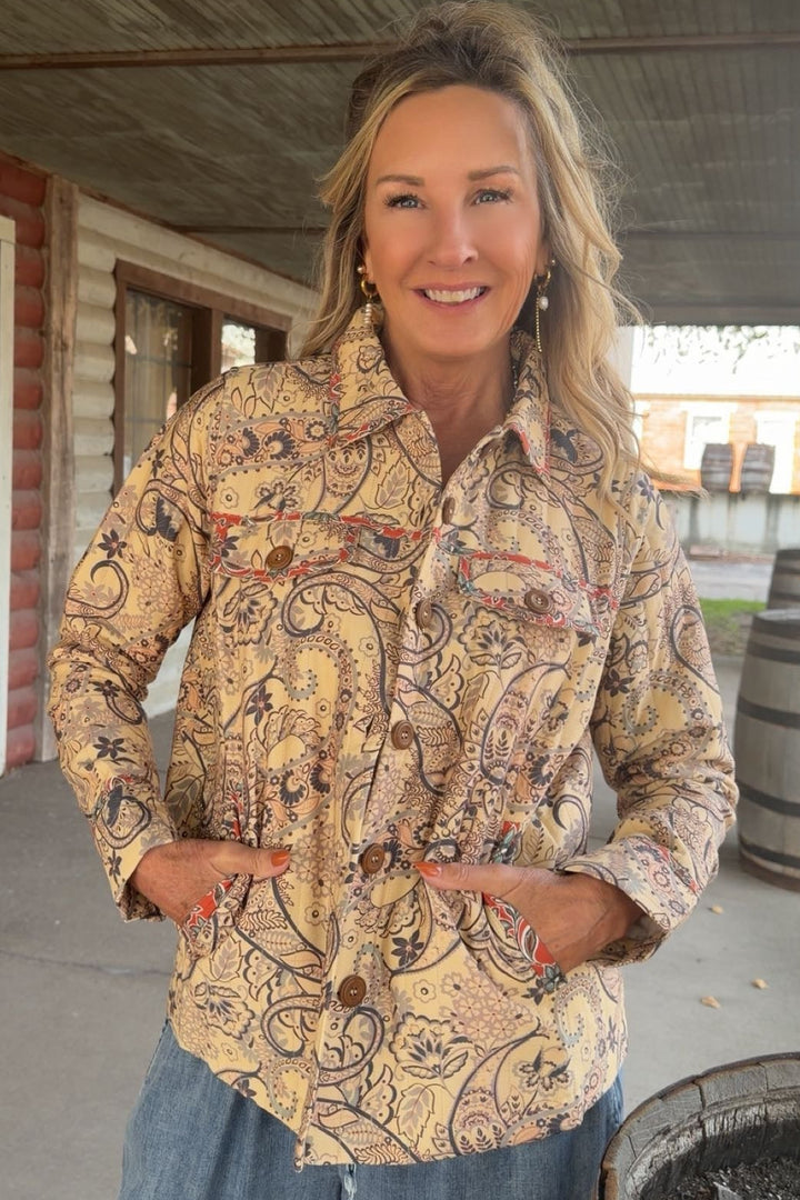 Pecan Paisley Jacket
