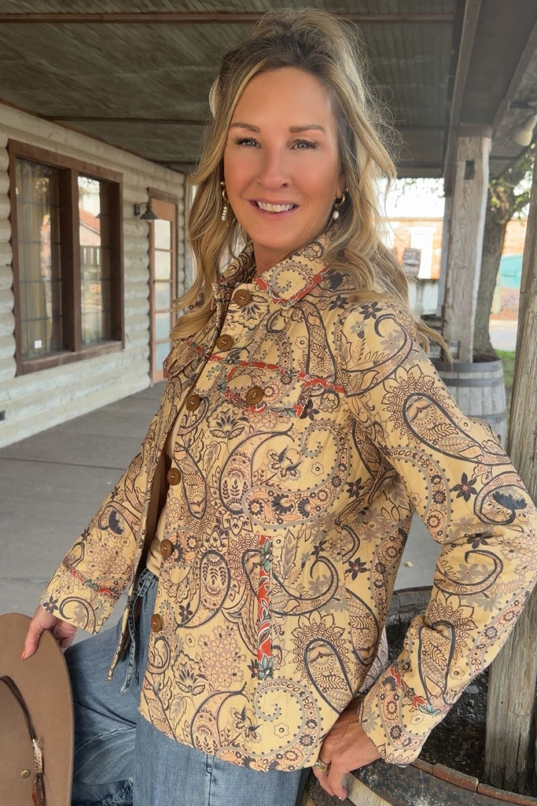 Pecan Paisley Jacket