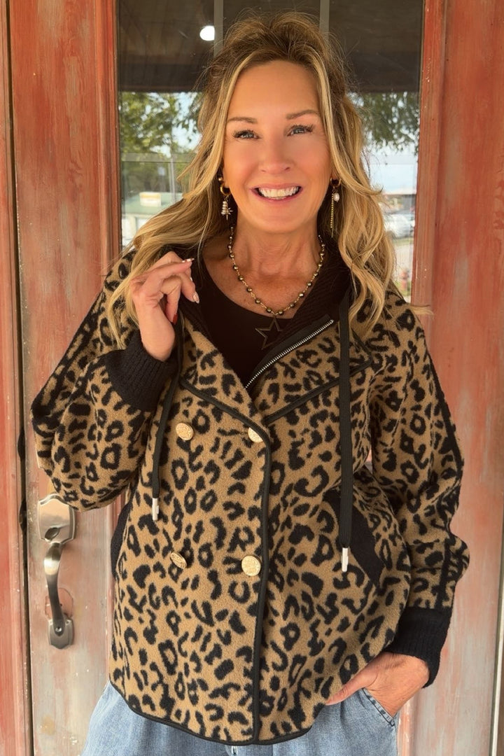Desert Luxe Leopard Jacket