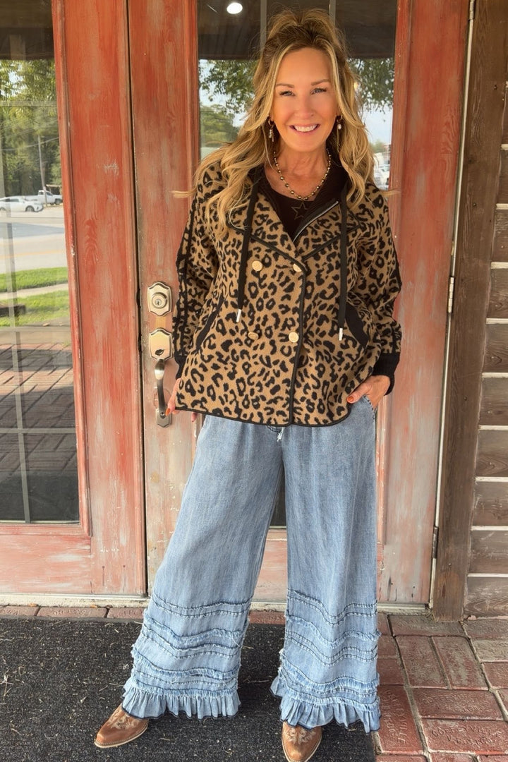 Desert Luxe Leopard Jacket