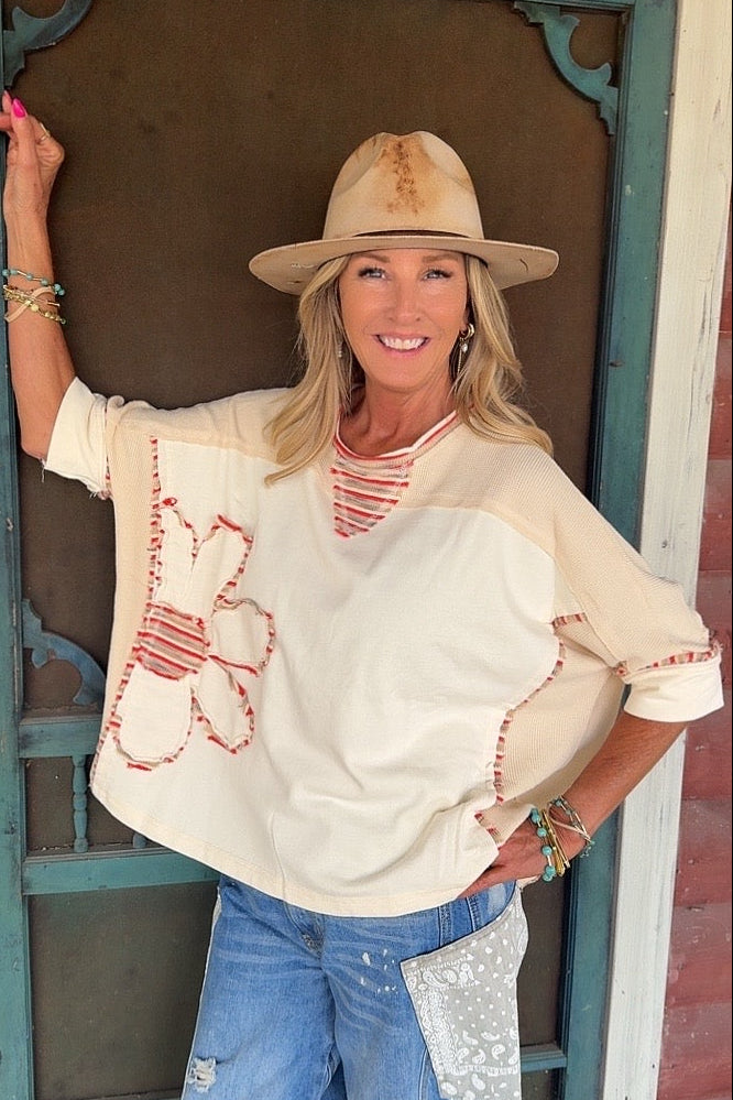 Petal Patch Natural Top