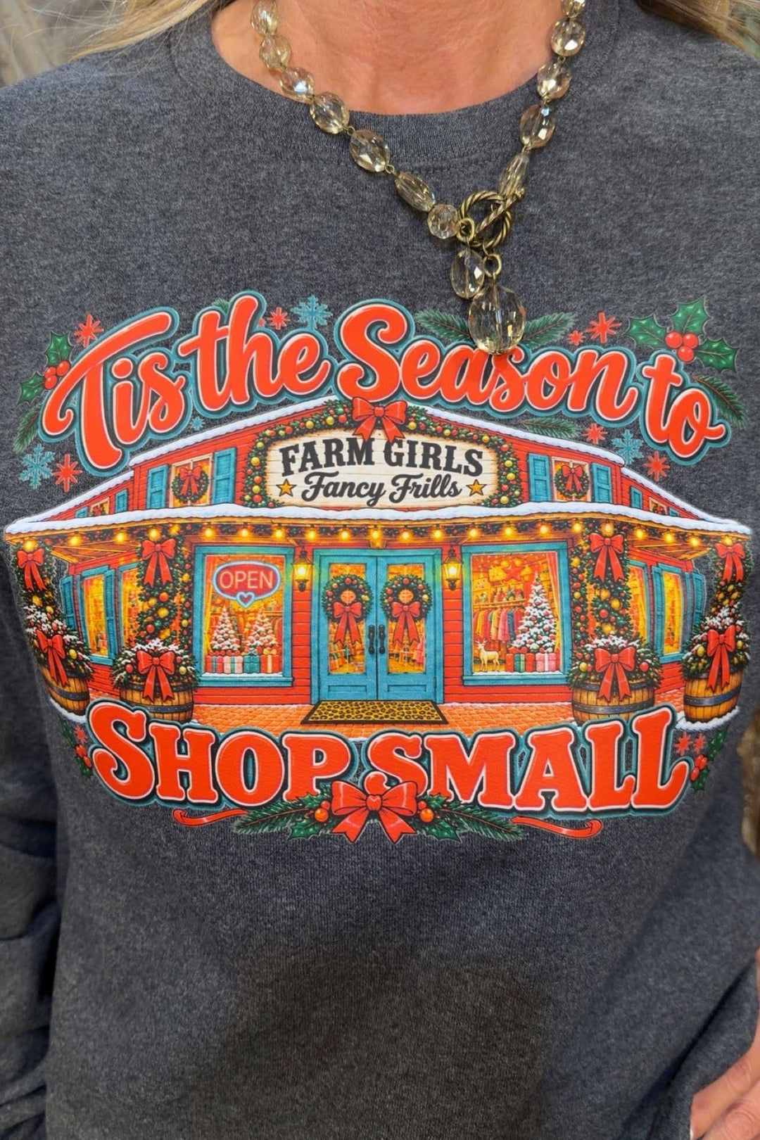 FGO Tis the Season Dark Gray Sweatshirt