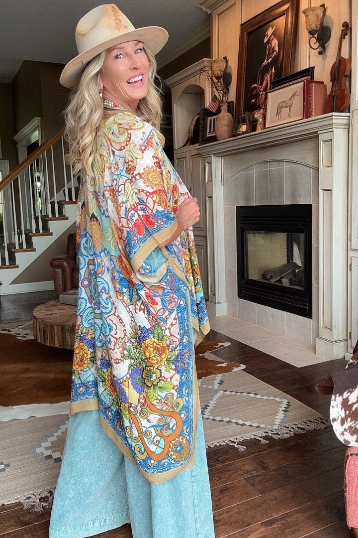 Island Oasis Kimono